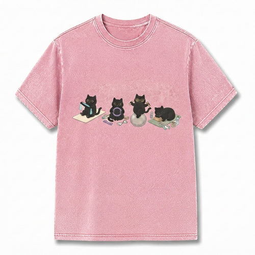 Black Cat Pilates T-Shirt