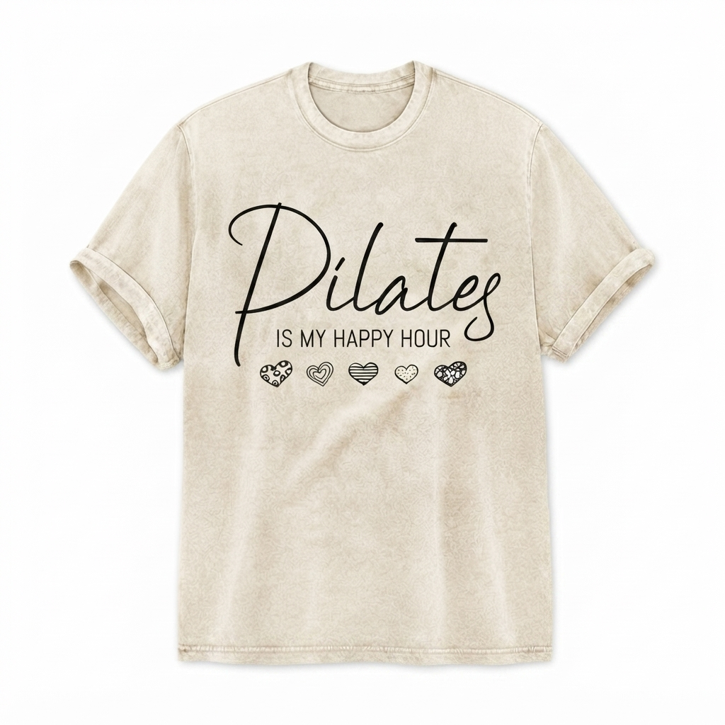 Pilates Is My Happy Hours2 T-Shirt