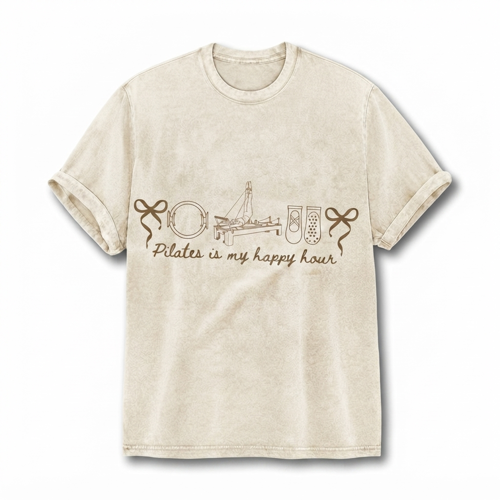 Pilates Is My Happy Hours T-Shirt