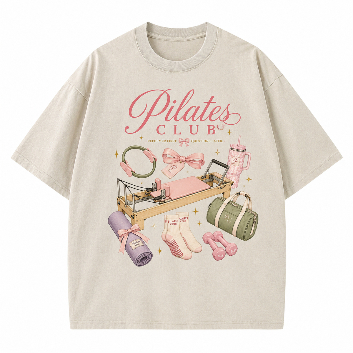 Pilates Club Washed T-Shirt